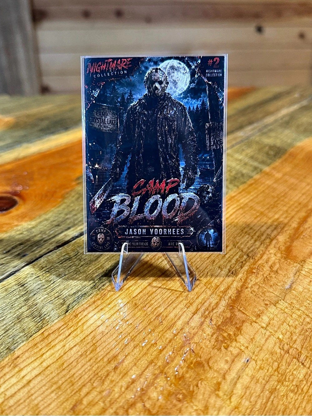 Jason Voorhees Camp Crystal Lake Custom Horror Card